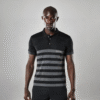 polo shirt black try on