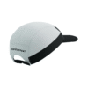 panel cap white black back