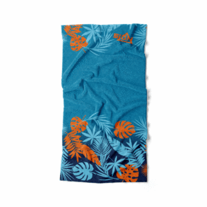 double faced towel azure tropic