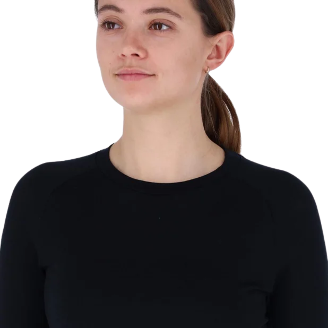 inov merino long sleeve black wmn close inov merino long sleeve black wmn close