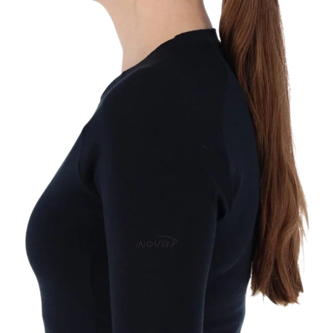 inov merino long sleeve black wmn side inov merino long sleeve black wmn side