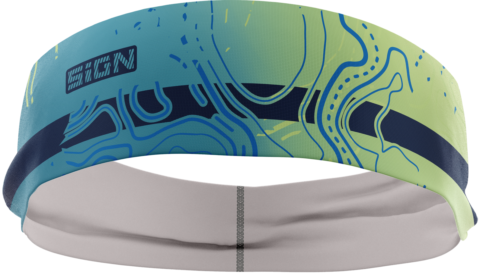 headband blue